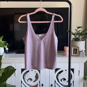 Madewell Lilac Velvet Camisole